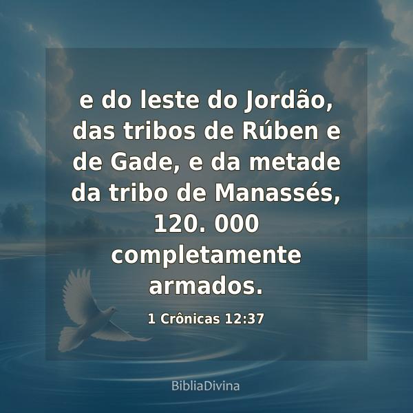 1 Crônicas 12:37