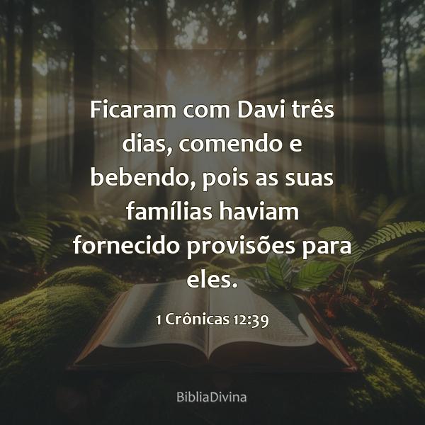 1 Crônicas 12:39