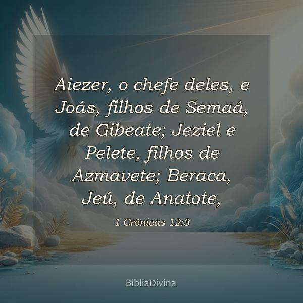 1 Crônicas 12:3