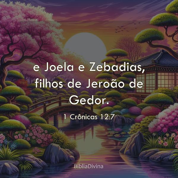 1 Crônicas 12:7