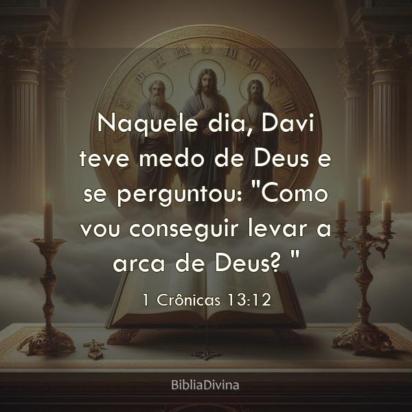 1 Crônicas 13:12