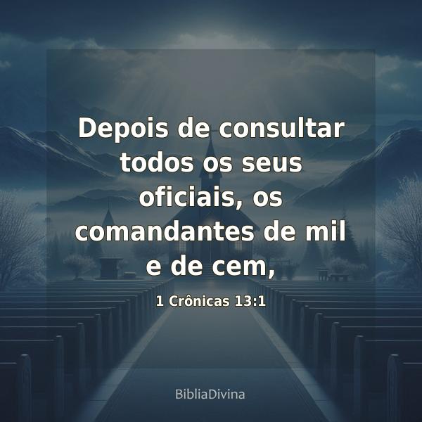 1 Crônicas 13:1