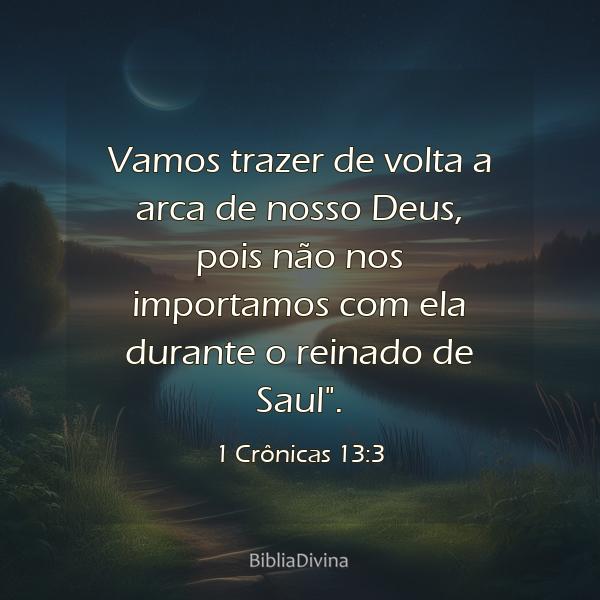 1 Crônicas 13:3