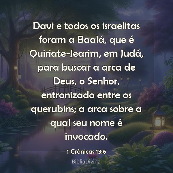 1 Crônicas 13:6