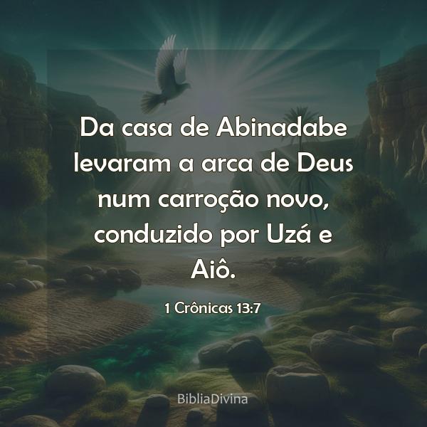 1 Crônicas 13:7