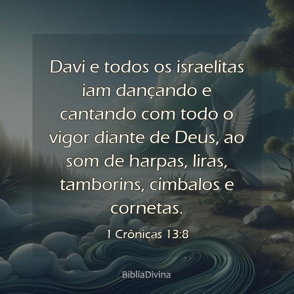 1 Crônicas 13:8