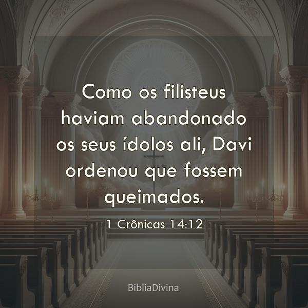 1 Crônicas 14:12