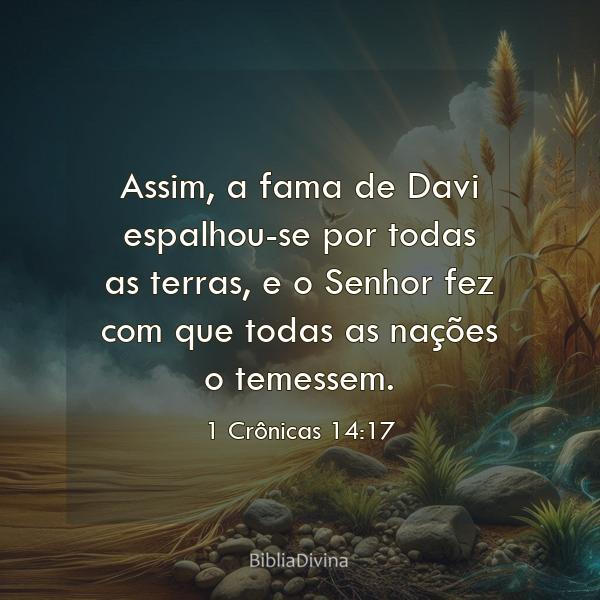 1 Crônicas 14:17