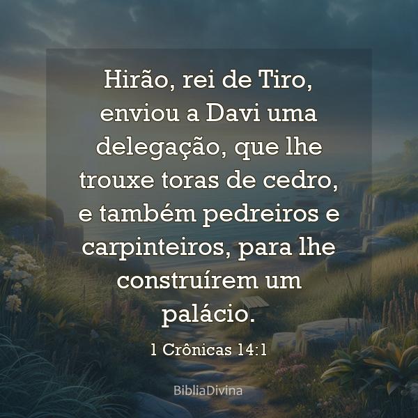 1 Crônicas 14:1