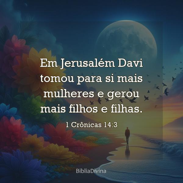 1 Crônicas 14:3