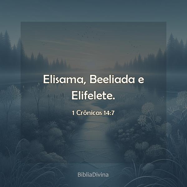 1 Crônicas 14:7