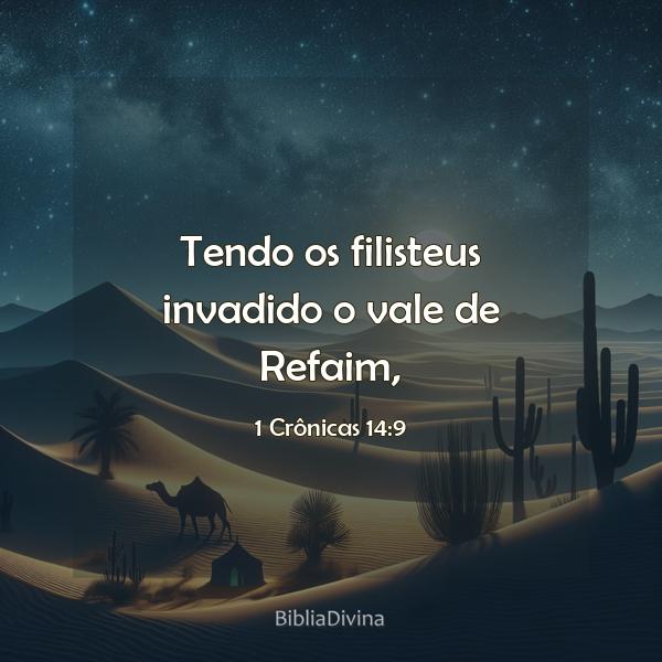 1 Crônicas 14:9