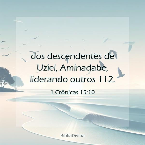 1 Crônicas 15:10