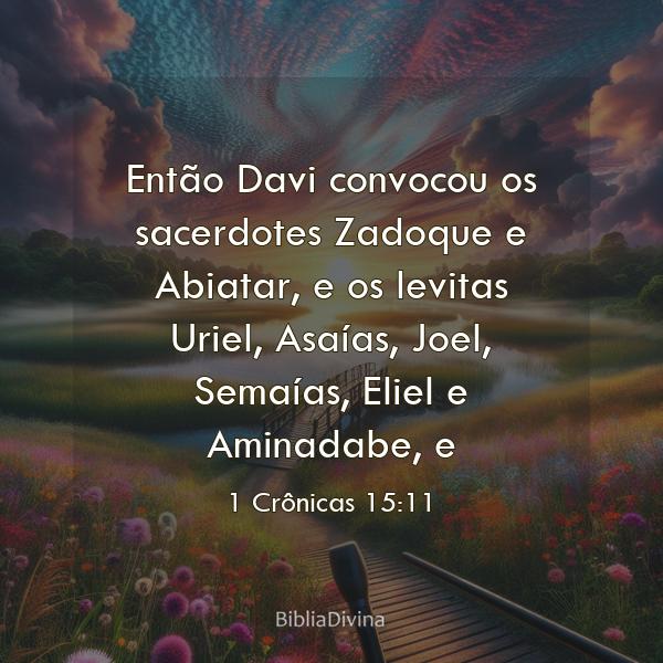 1 Crônicas 15:11