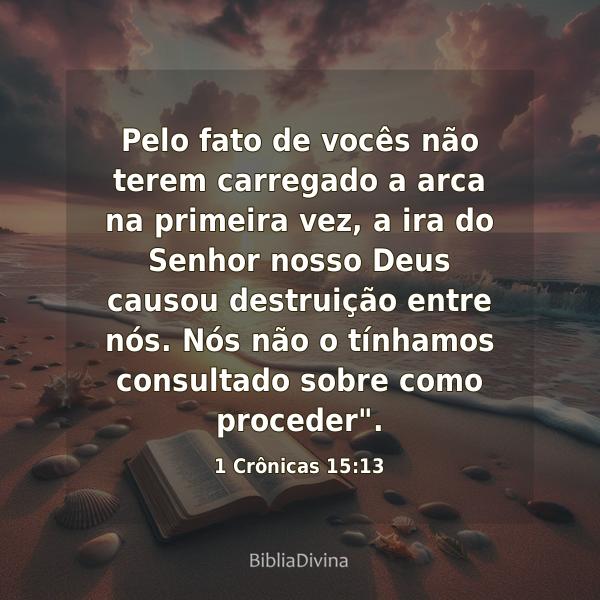 1 Crônicas 15:13