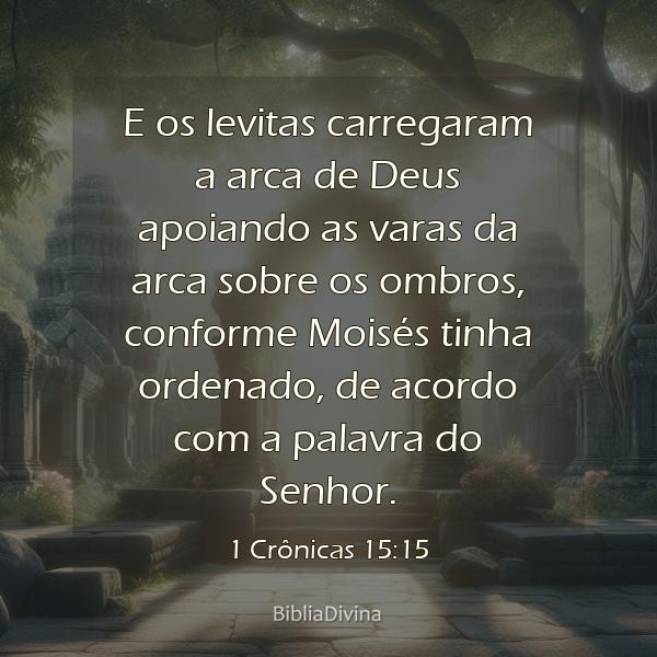 1 Crônicas 15:15