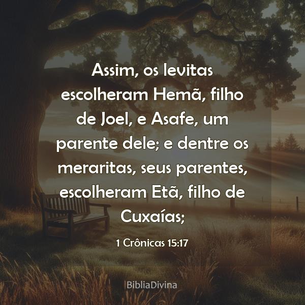 1 Crônicas 15:17