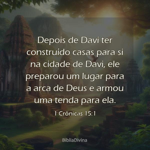 1 Crônicas 15:1