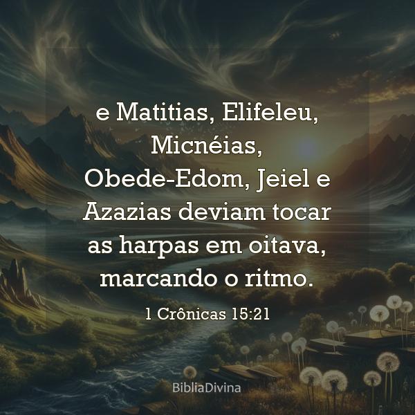 1 Crônicas 15:21