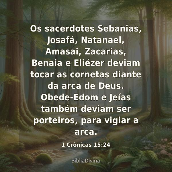 1 Crônicas 15:24