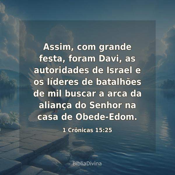 1 Crônicas 15:25