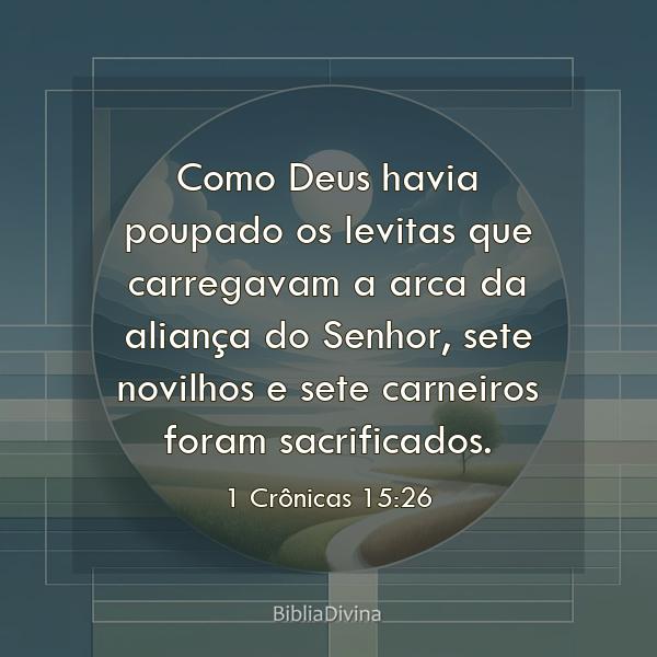 1 Crônicas 15:26