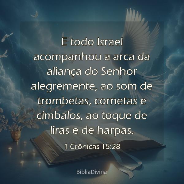 1 Crônicas 15:28