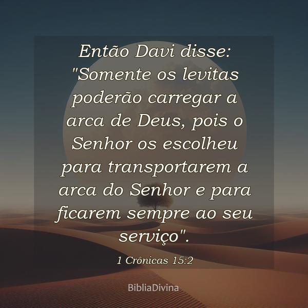 1 Crônicas 15:2