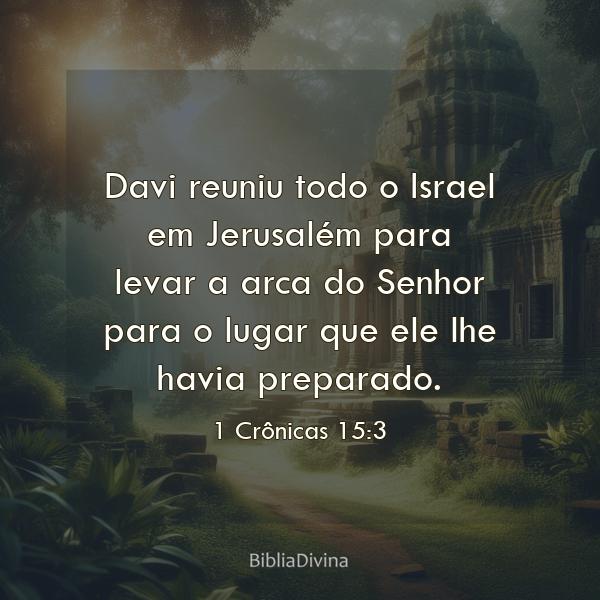 1 Crônicas 15:3