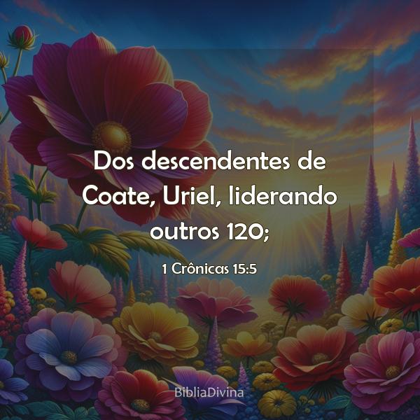 1 Crônicas 15:5