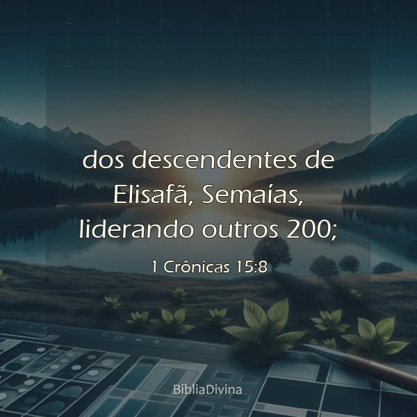 1 Crônicas 15:8