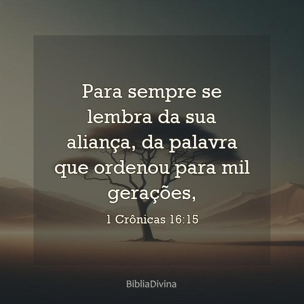 1 Crônicas 16:15