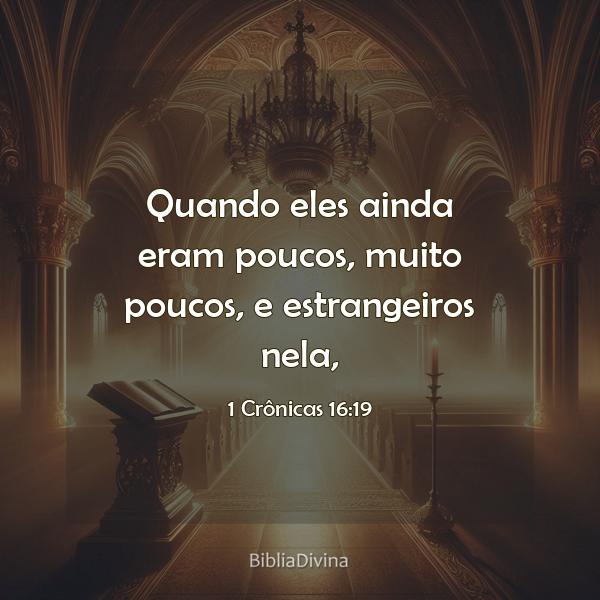 1 Crônicas 16:19