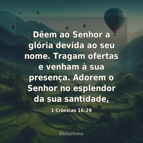 1 Crônicas 16:29