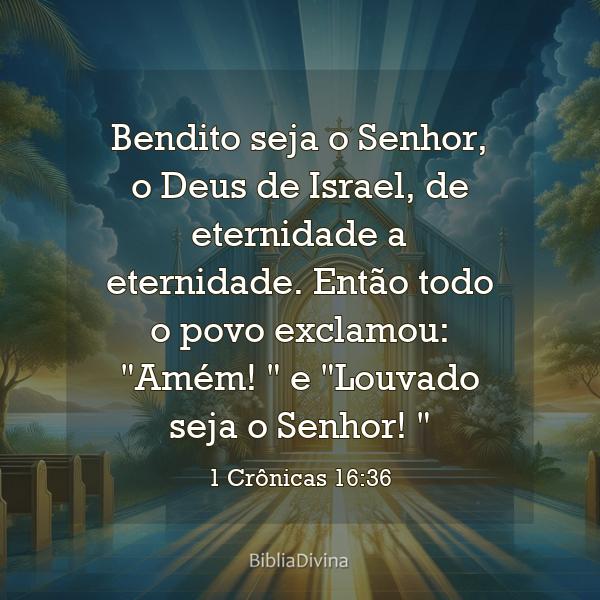 1 Crônicas 16:36