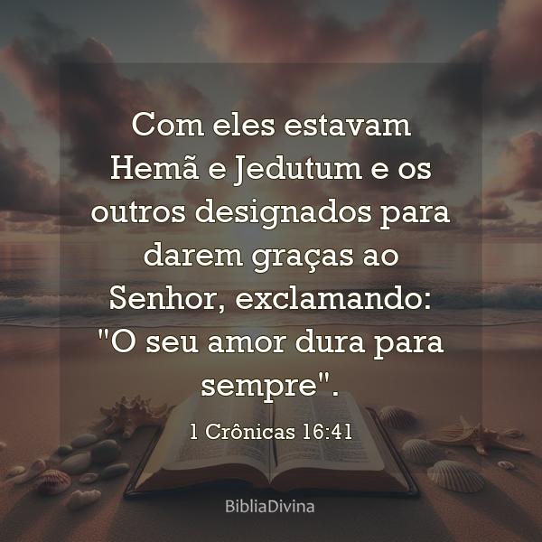 1 Crônicas 16:41