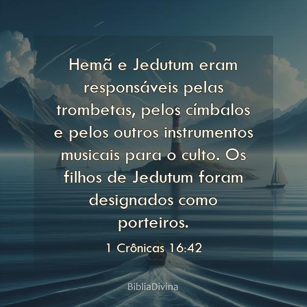 1 Crônicas 16:42