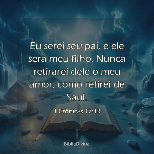 1 Crônicas 17:13