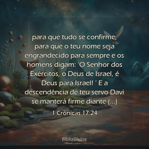 1 Crônicas 17:24