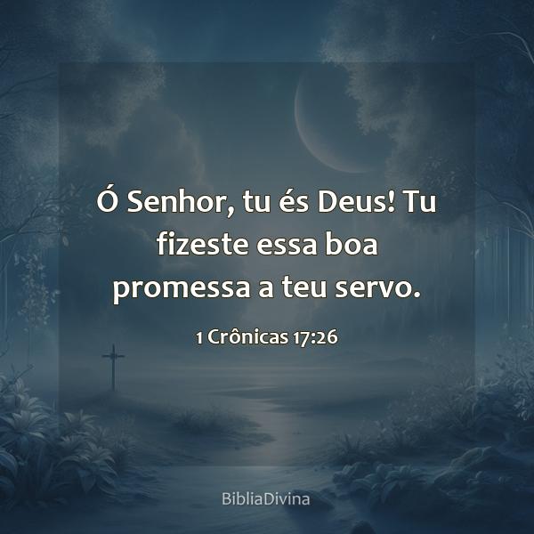 1 Crônicas 17:26