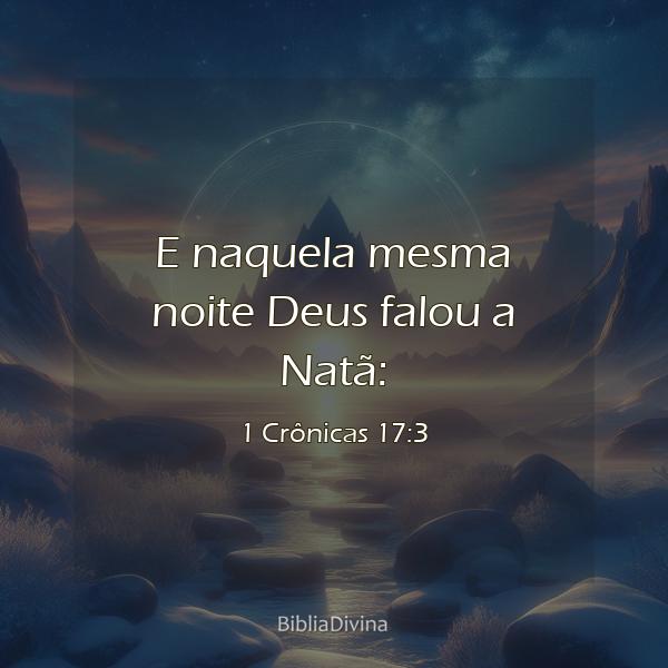 1 Crônicas 17:3