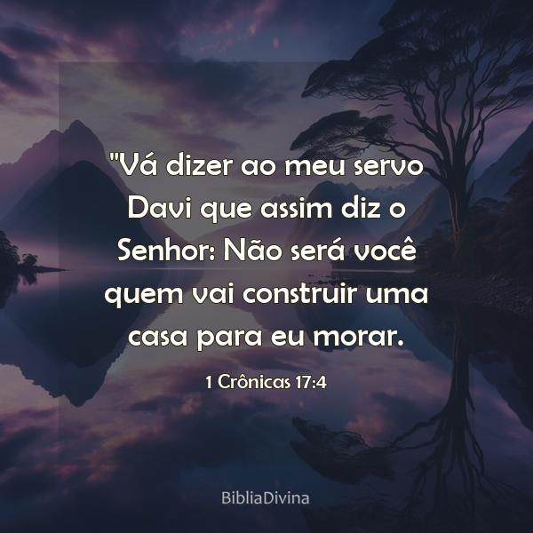 1 Crônicas 17:4