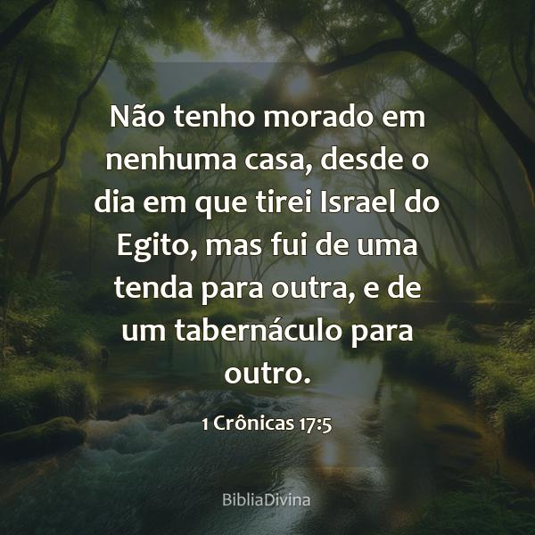 1 Crônicas 17:5