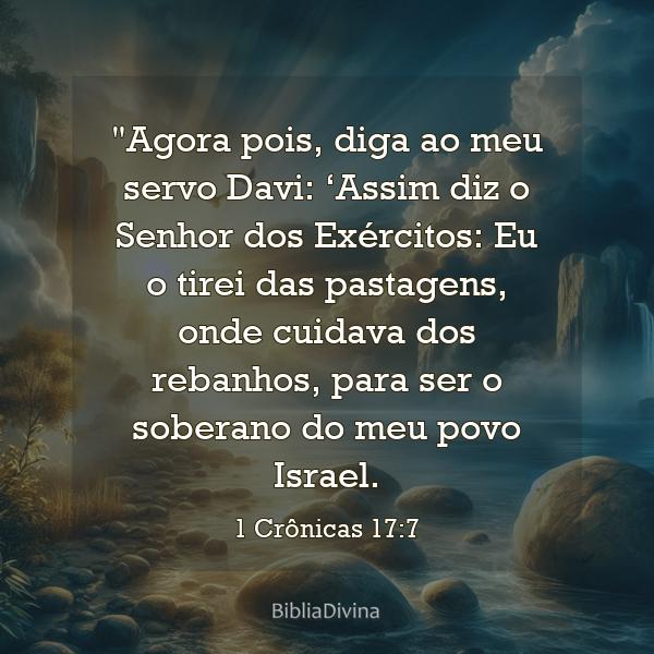 1 Crônicas 17:7