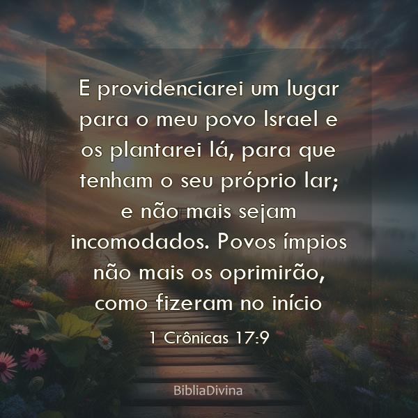 1 Crônicas 17:9