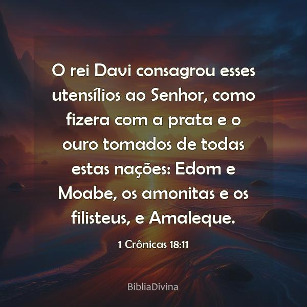 1 Crônicas 18:11