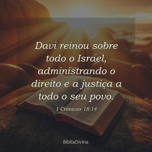 1 Crônicas 18:14