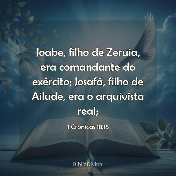 1 Crônicas 18:15