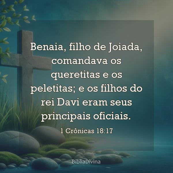 1 Crônicas 18:17