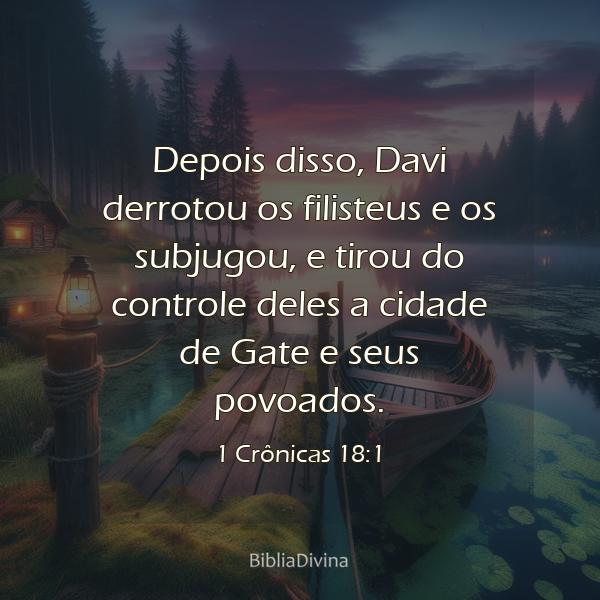 1 Crônicas 18:1